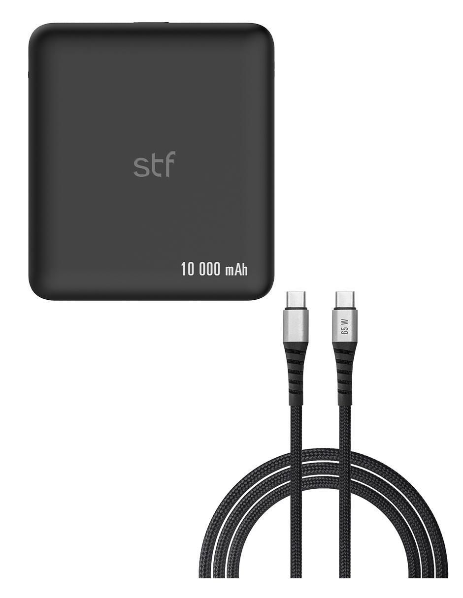 Batería portátil STF de 20 W USB + USB tipo C Power Bank Ultra Carga Rápida