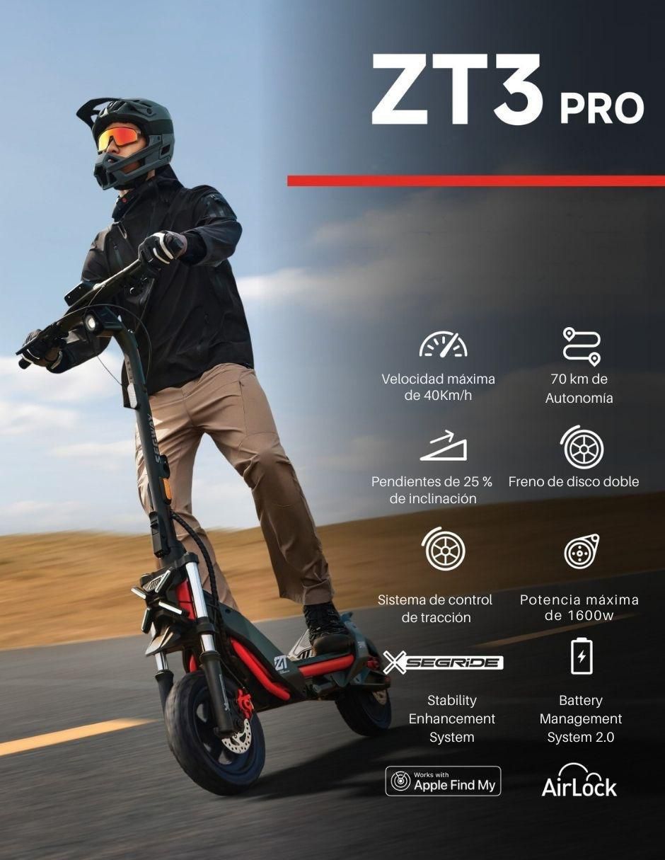 Scooter eléctrico Segway ZT3PRO 2025