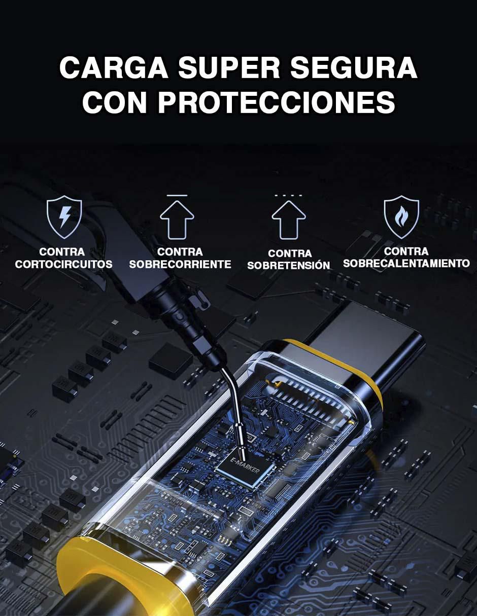 Cable USB C de 1.2 m