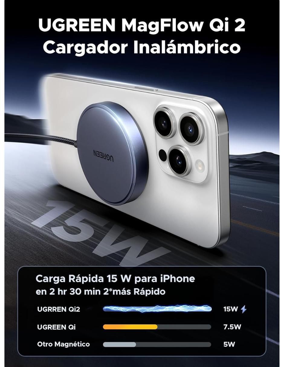 Cargador inalámbrico de 15 W Magsafe 3