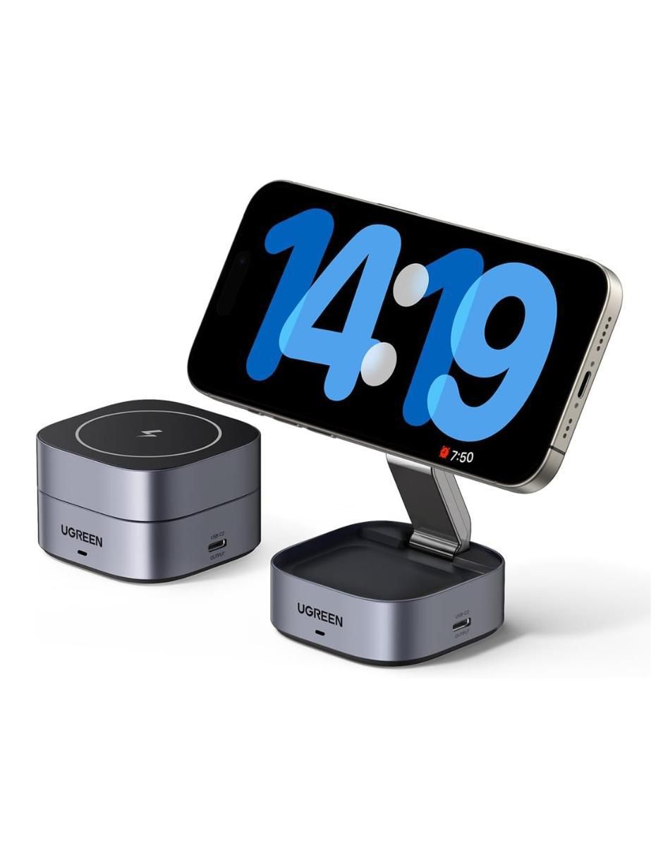 Cargador inalámbrico de 15 W USB tipo C