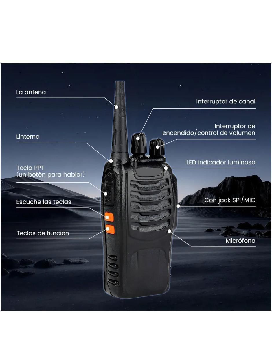 Receptor bluetooth intercomunicadores profesionales recargables