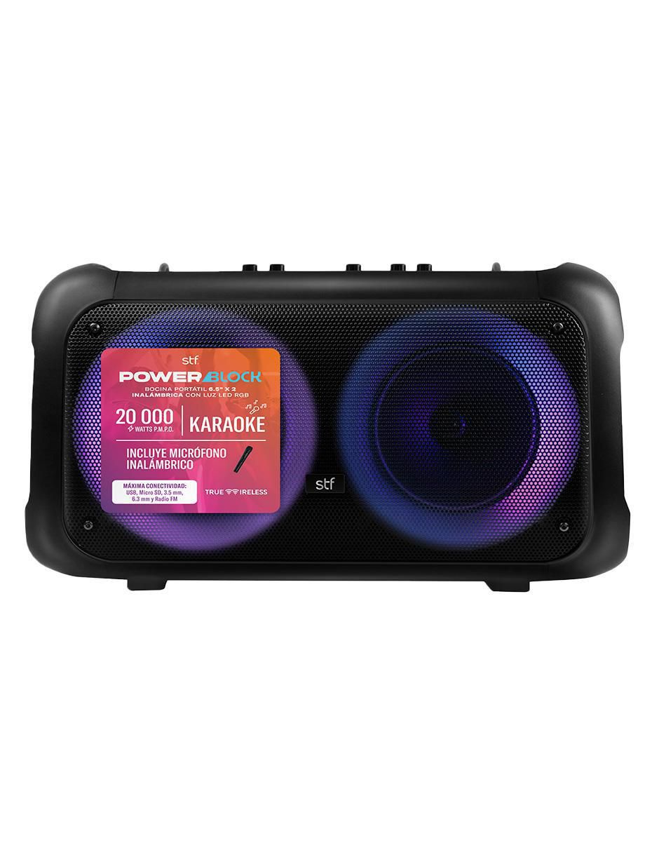 Bocina portátil Power Block alámbrica e inalámbrica 12