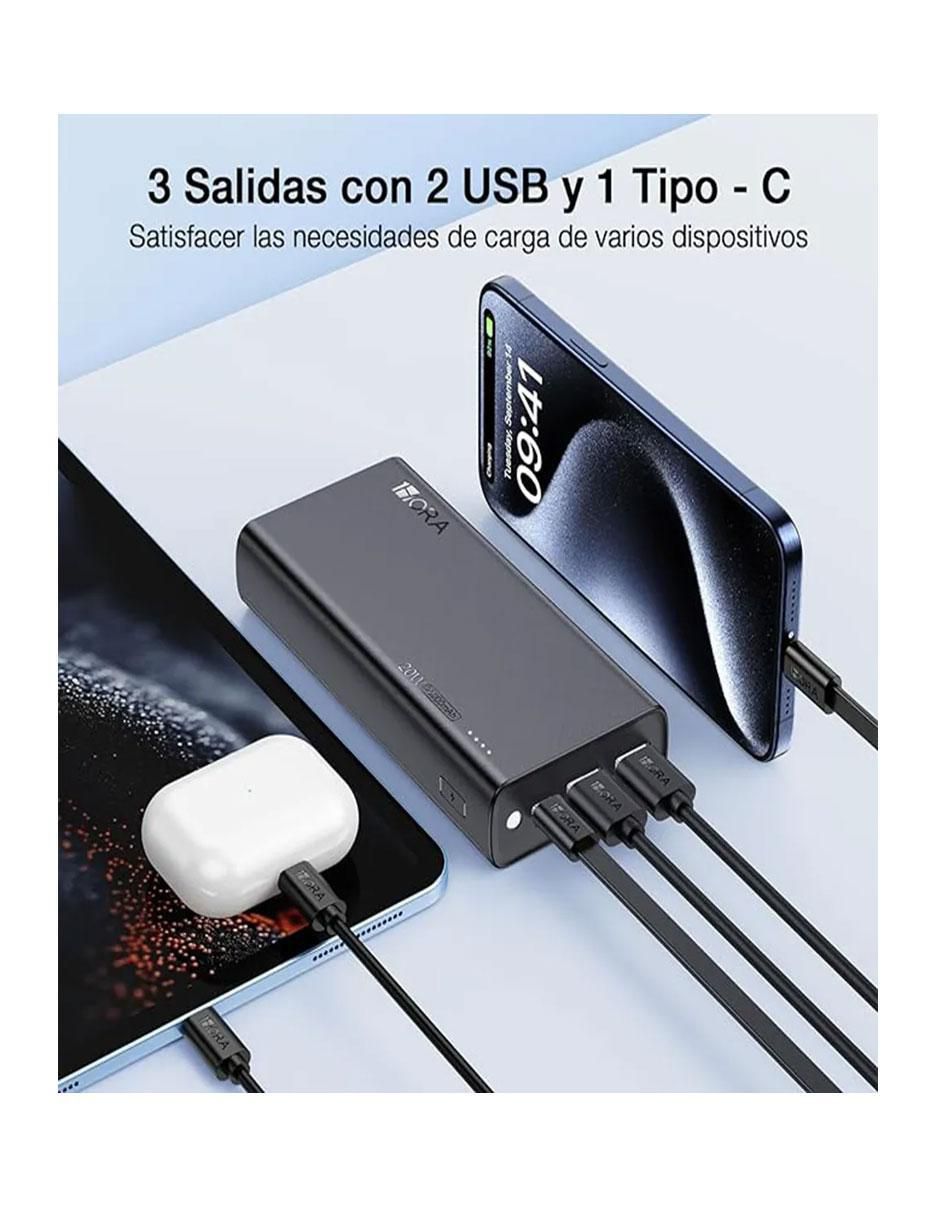 Batería portátil 1Hora 20000 mAh GAR158