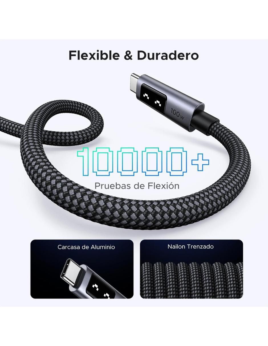 Cable USB C a tipo USB C de 1 m 7