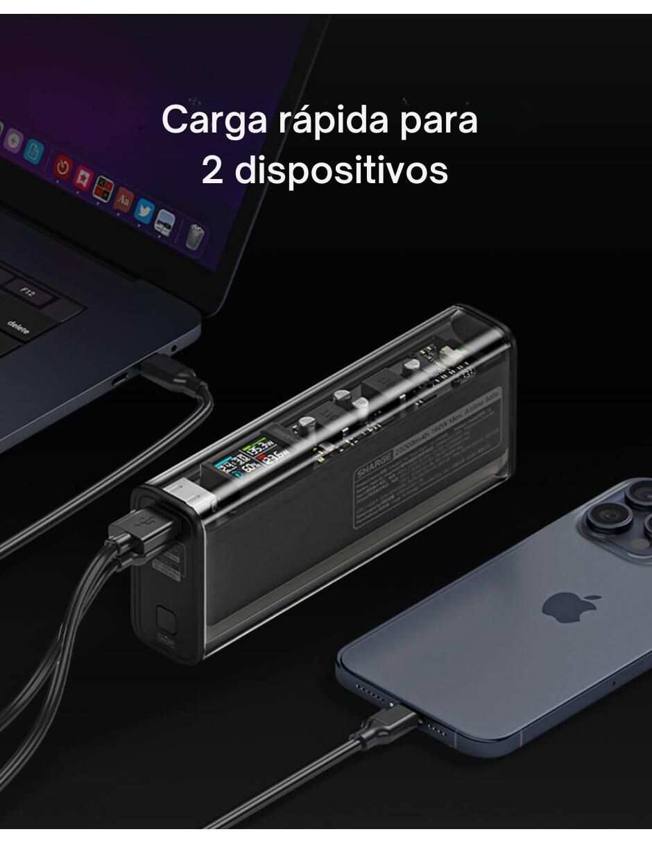 Batería portátil sharge 20000 mah x1i