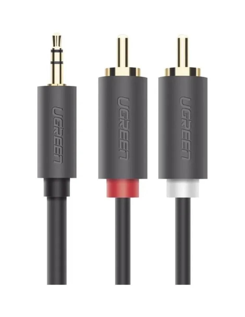Cable USB auxiliar 3.5 mm a tipo RCA de 3 m Cable USB auxiliar 3.5 mm a tipo RCA de 3 m