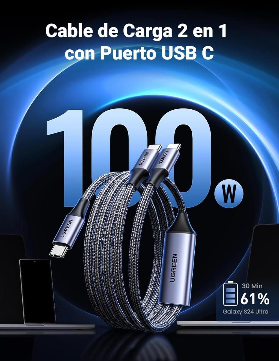 Cable USB C Ugreen de 1.5 m