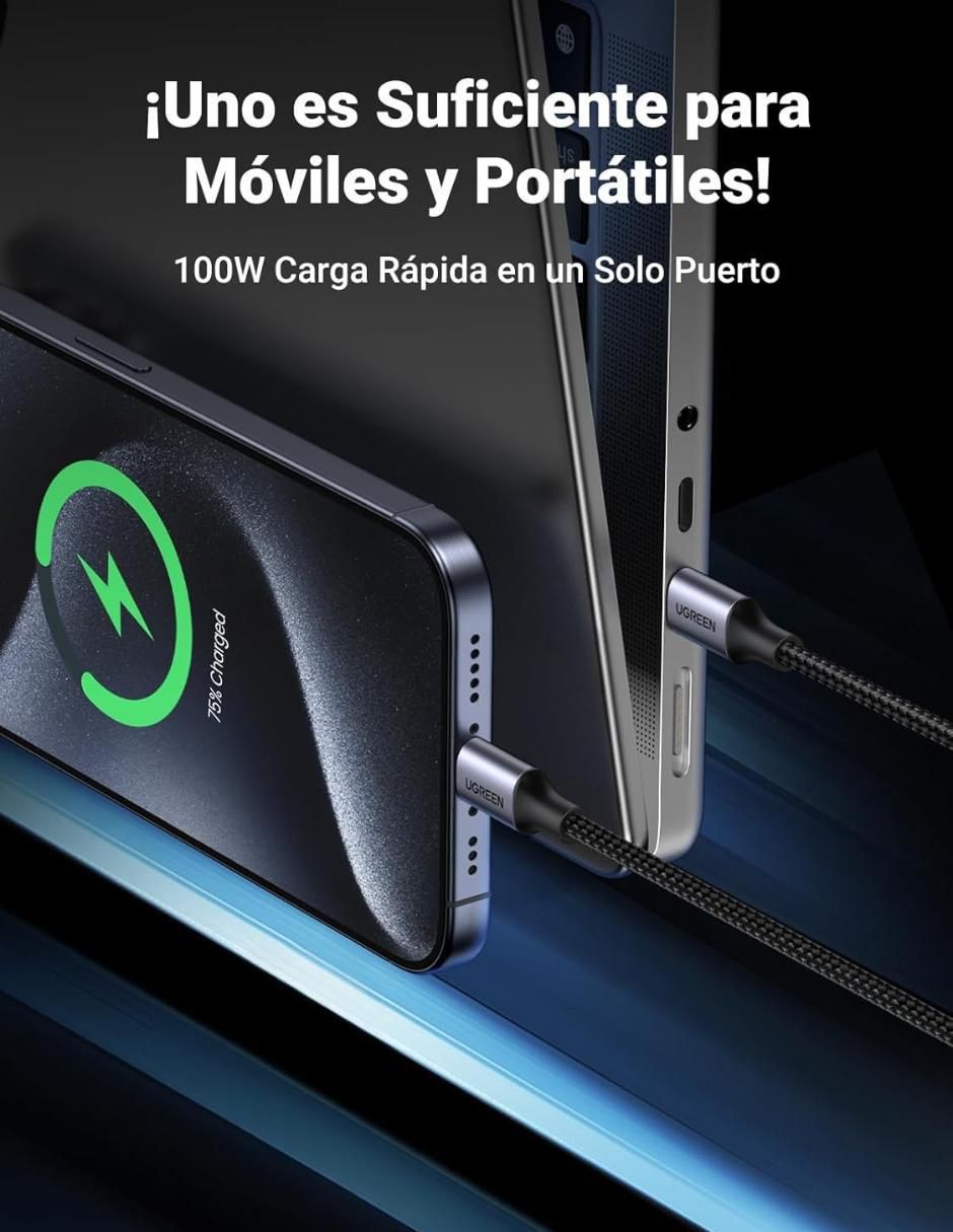 Cable USB C Ugreen de 1.5 m