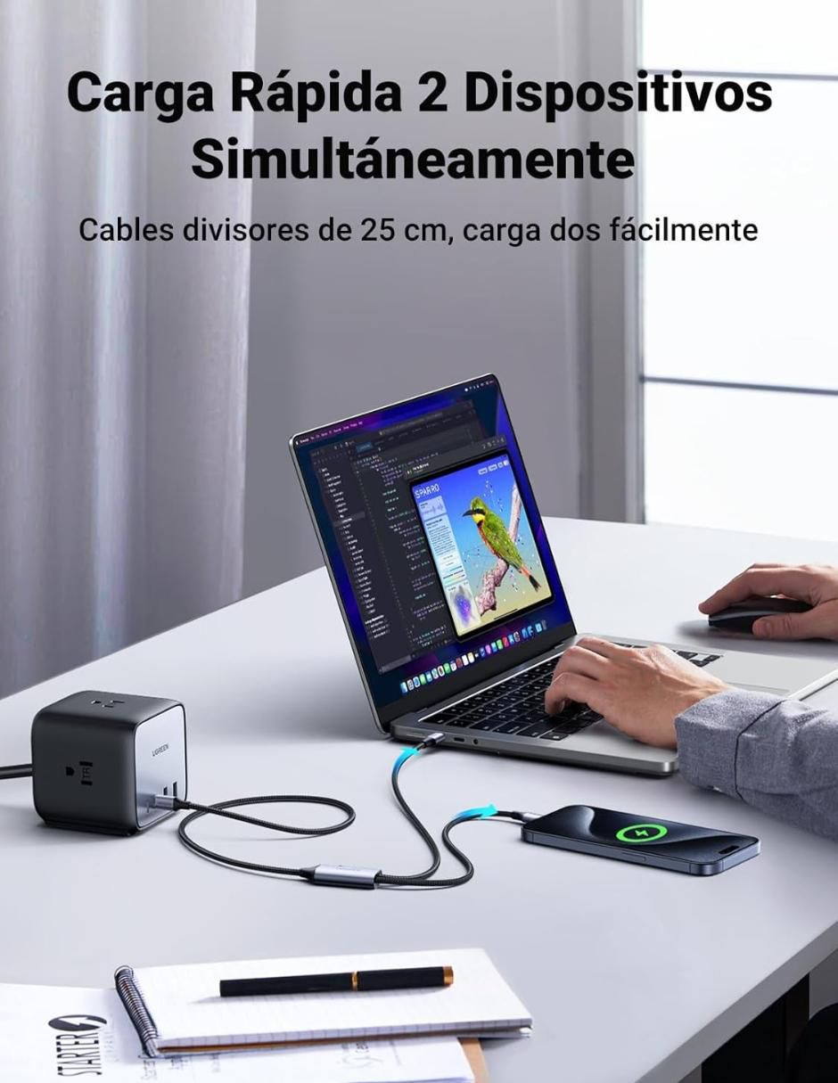 Cable USB C Ugreen de 1.5 m