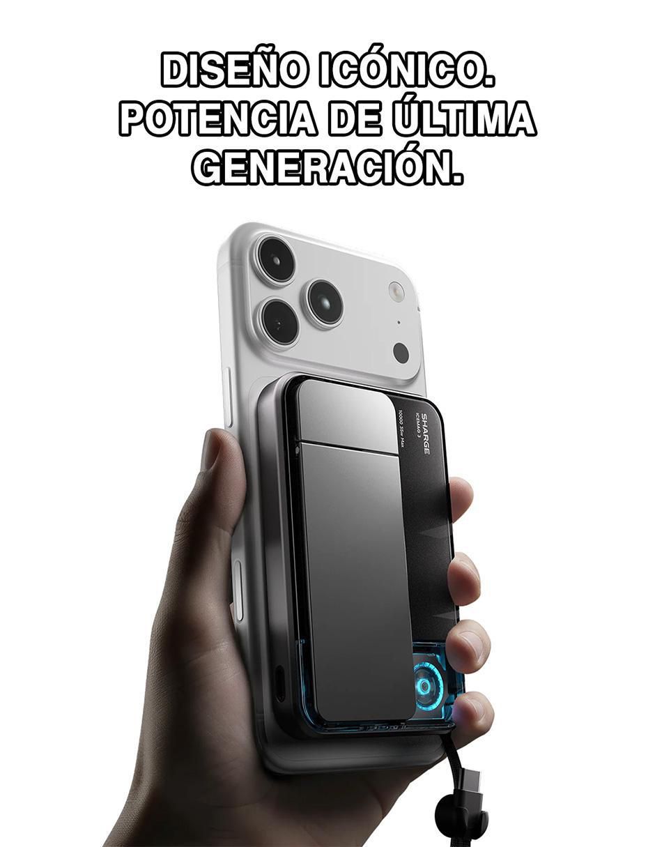 Batería recargable Sharge 10000 mah Icemag 3