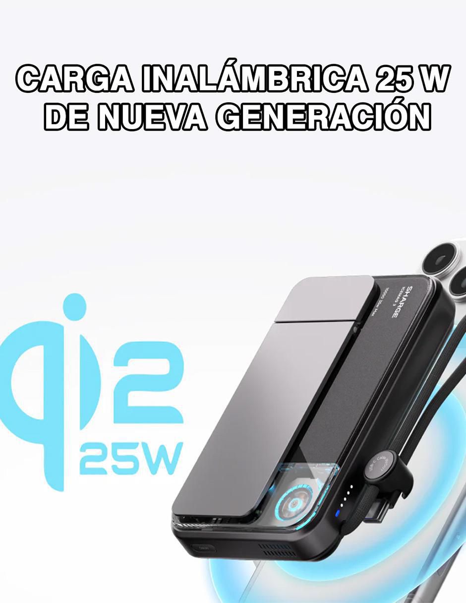 Batería recargable Sharge 10000 mah Icemag 3