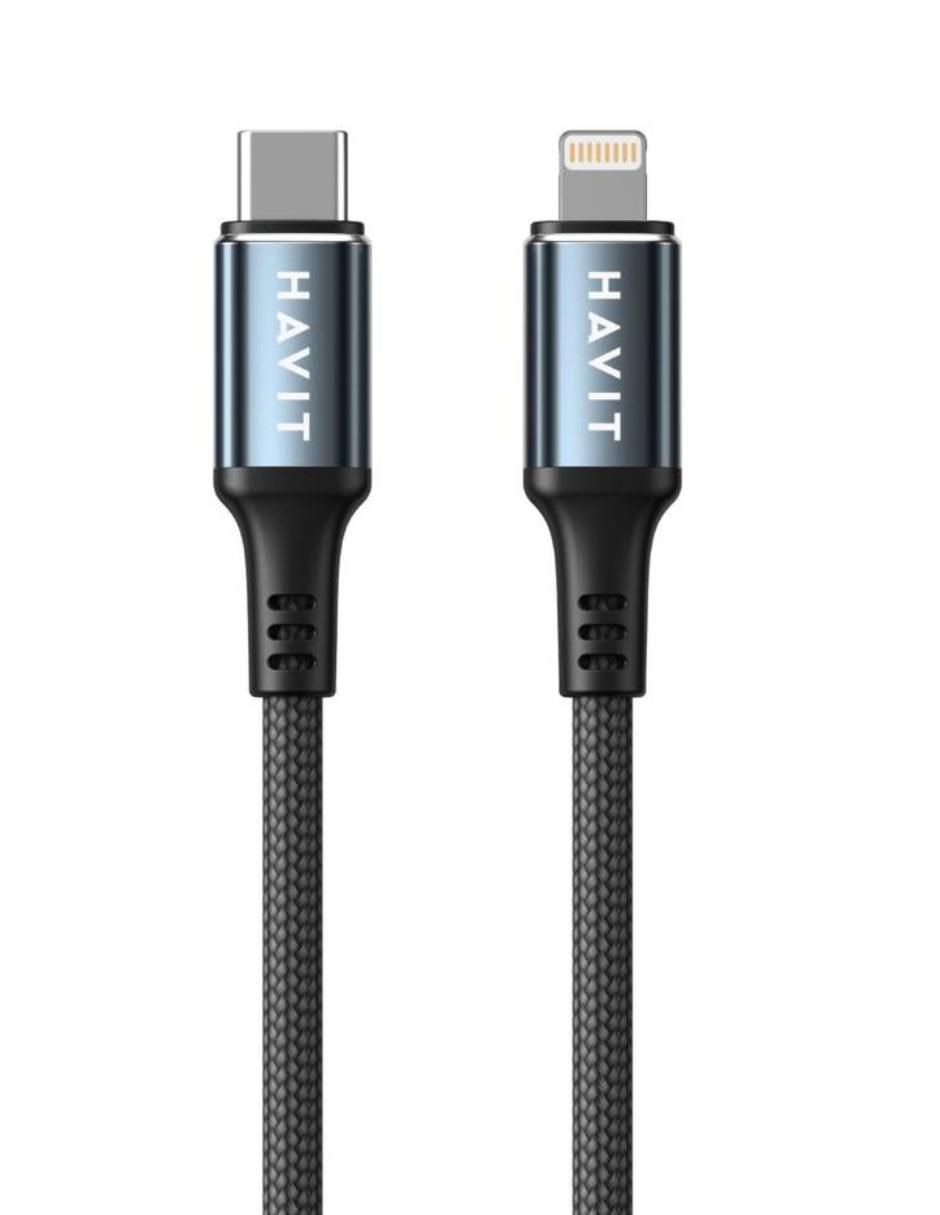 Cable USB C Havit a tipo Lightning de 1 m
