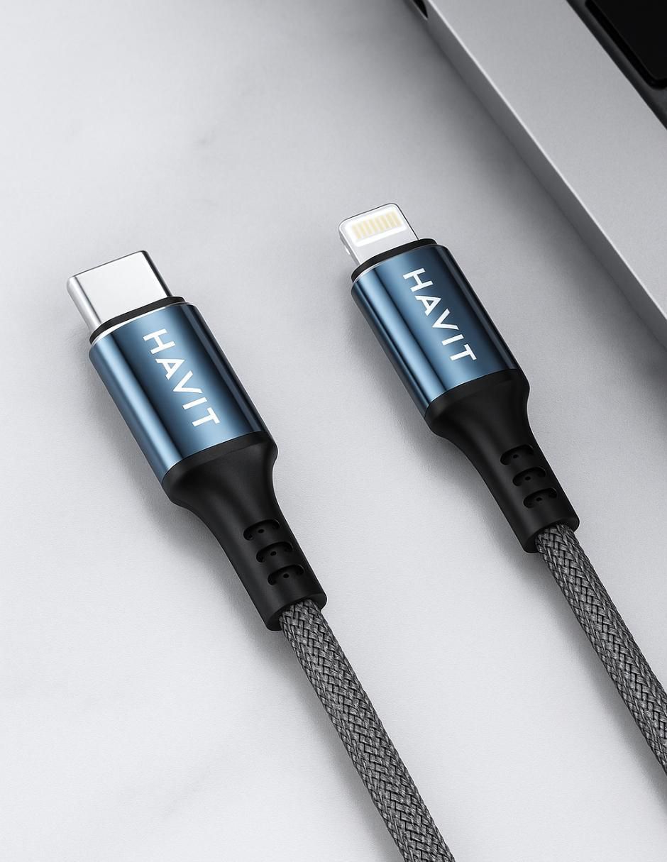 Cable USB C Havit a tipo Lightning de 1 m