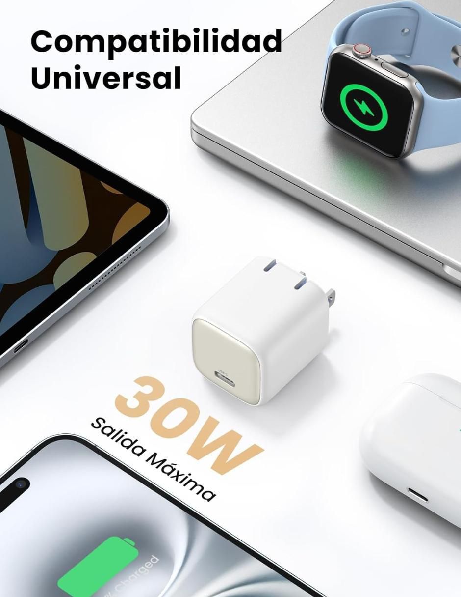 Cargador pared de 30 W USB tipo C 15329B 3