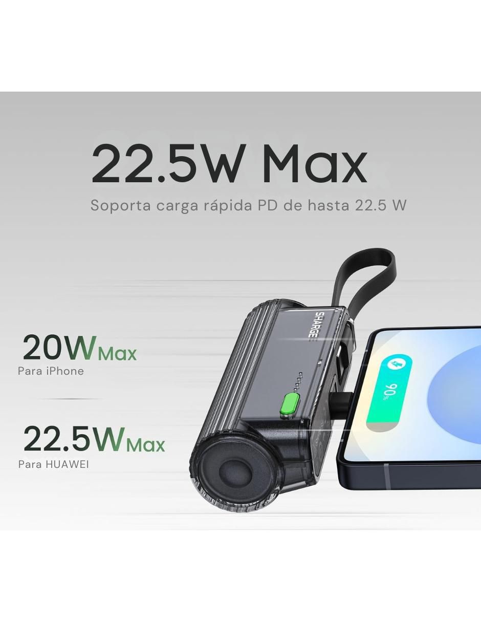 Batería portátil 5000 mah flow mini 2 7