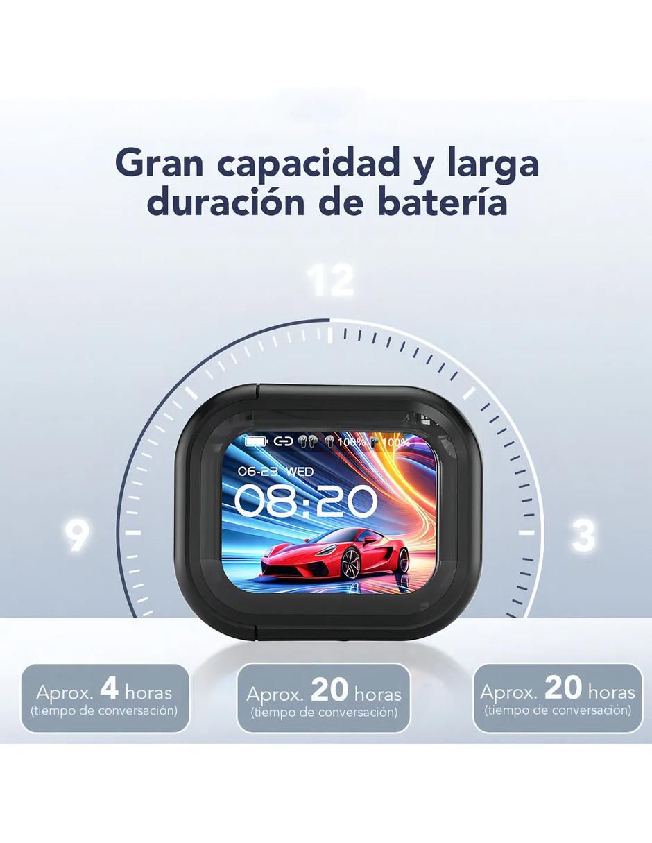 Audífonos In-Ear NE20_NEGRO inalámbricos con cancelacion de ruido 2