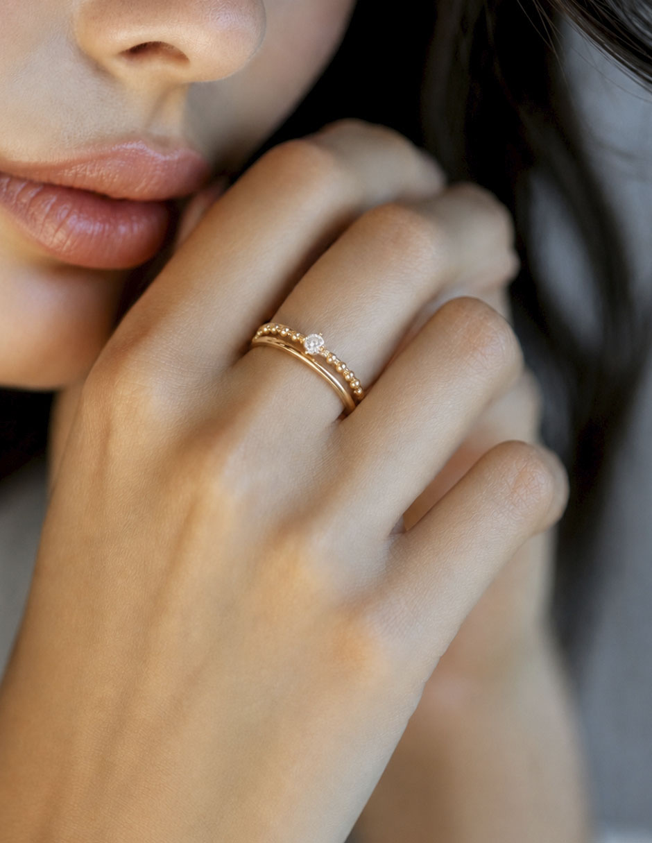 Anillo 14 k de oro 2