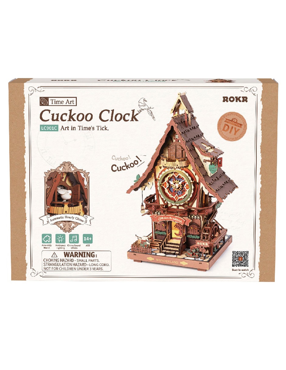 Juguete interactivo Reloj Cucú Puzzle 3D