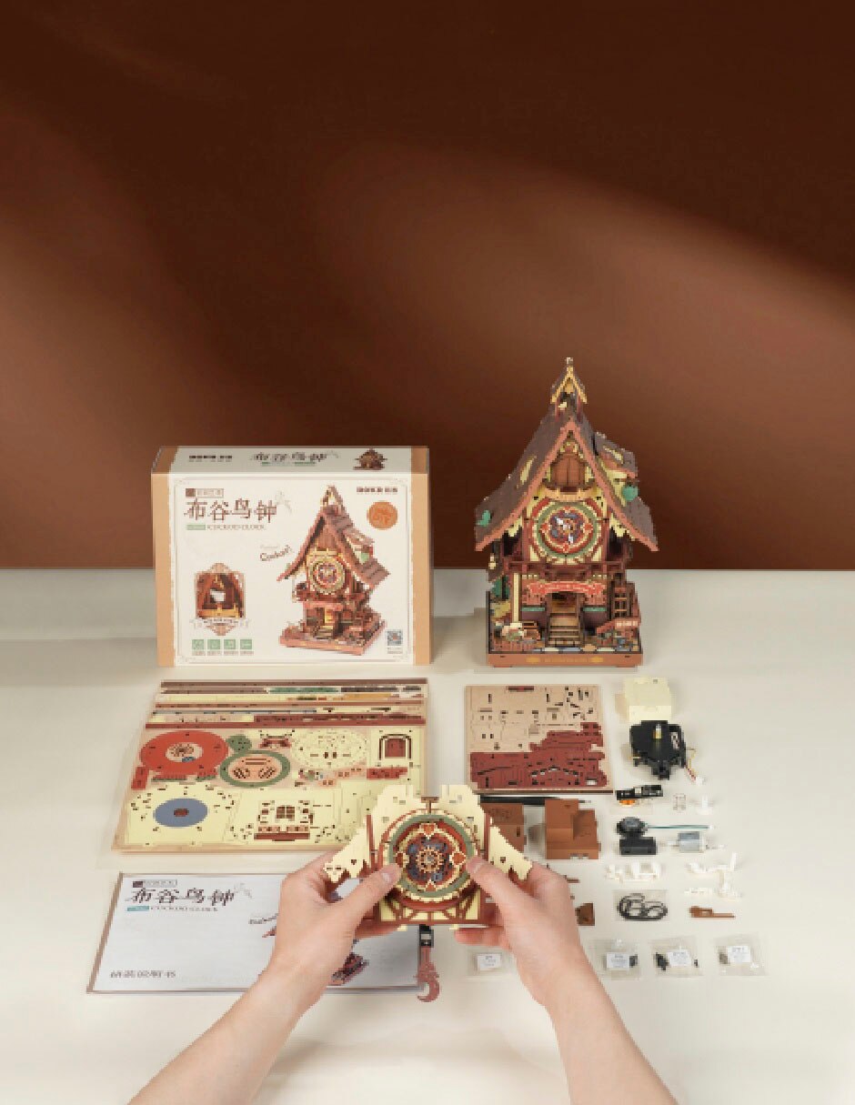 Juguete interactivo Reloj Cucú Puzzle 3D 4