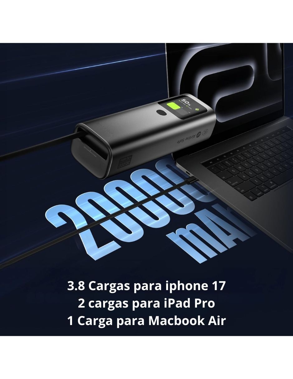 Batería portátil 20000 mAh E4
