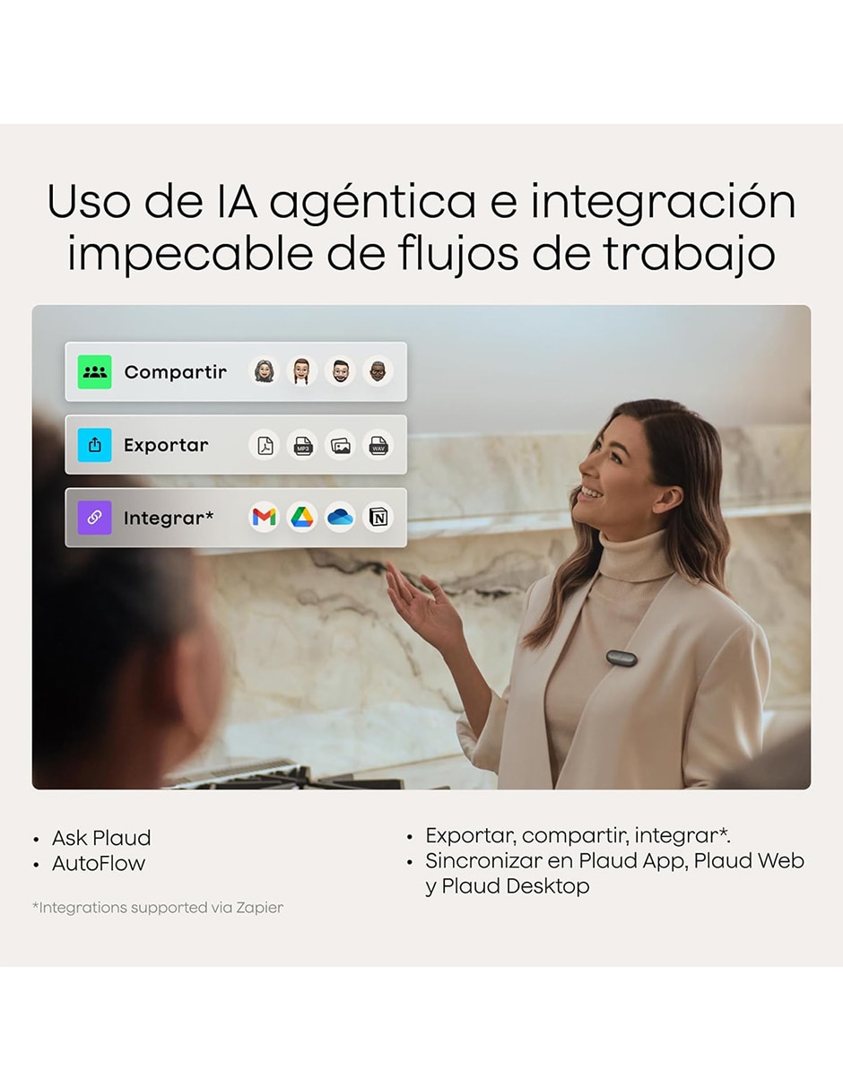 Grabadora de voz Plaud de 64 GB