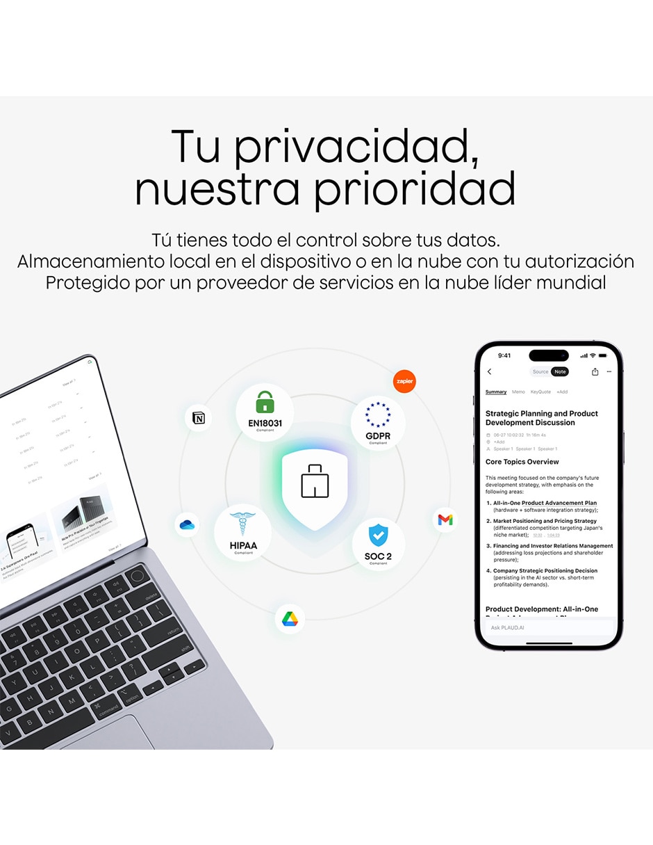 Grabadora de voz Plaud de 64 GB