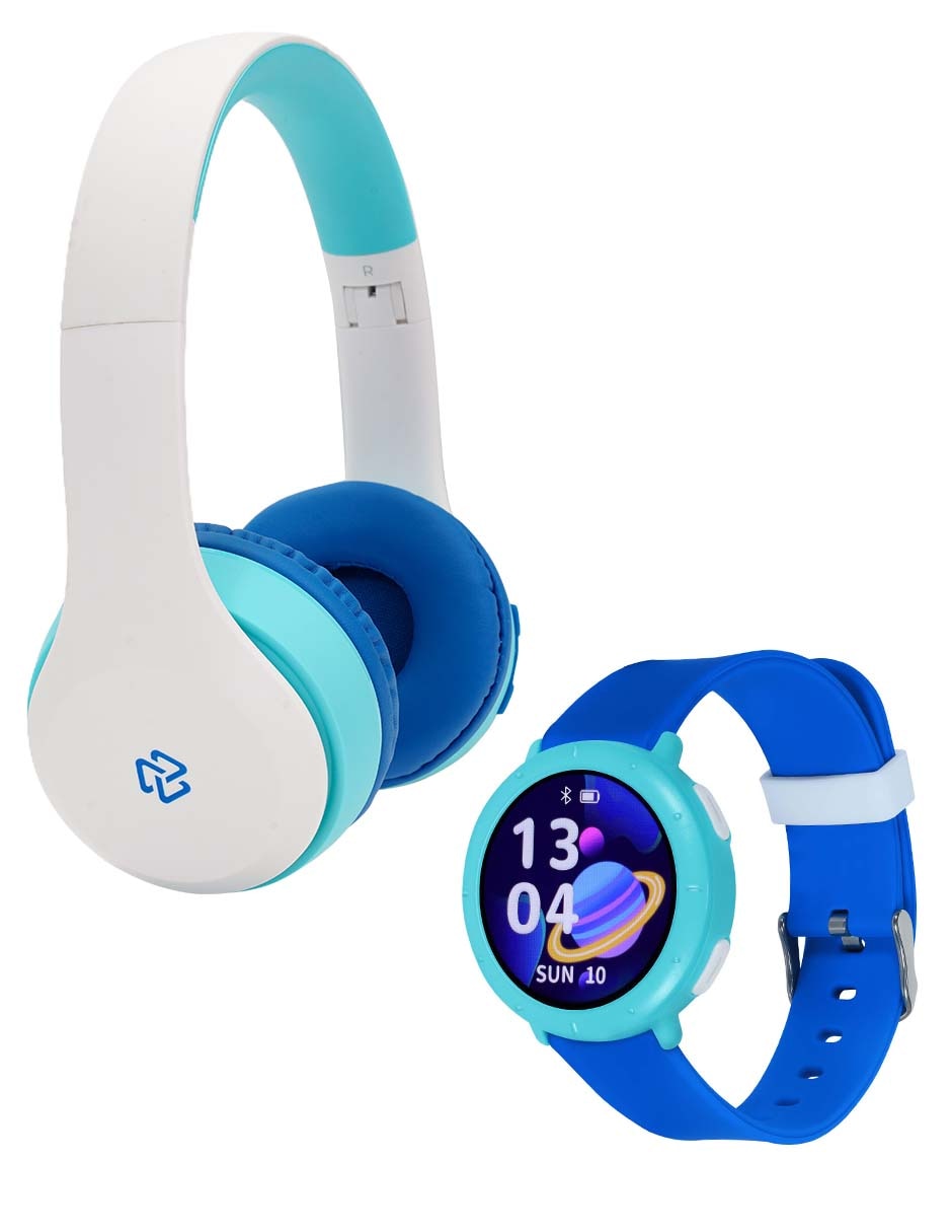 Smartband bundle kiddos audífonos + smartwatch unisex incluye 3