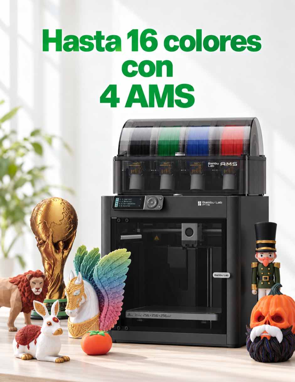 Impresora 3d P1S COMBO Alámbrica 4
