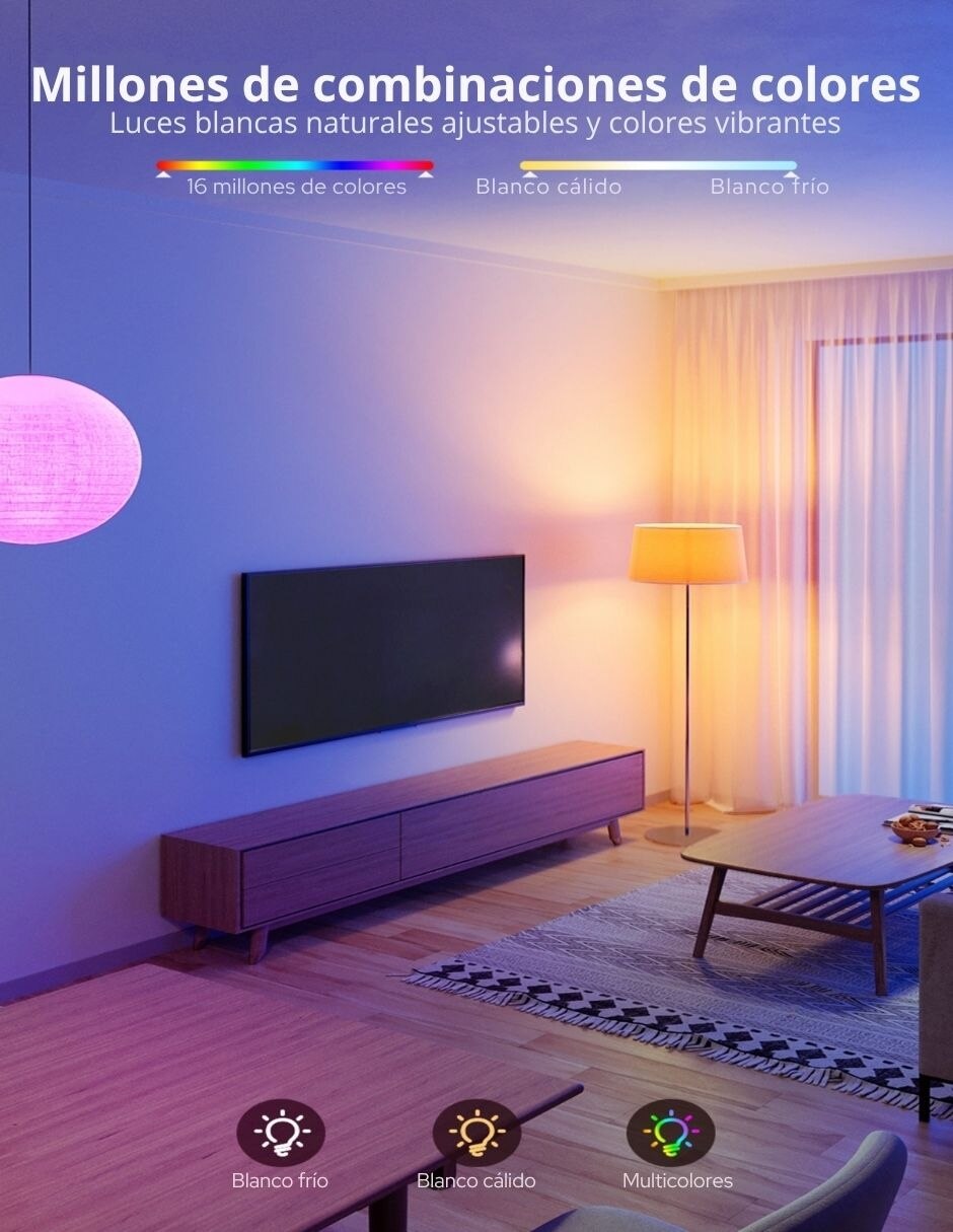 Foco led 12 w de consumo 85 w de iluminación 1200 lúmenes 5