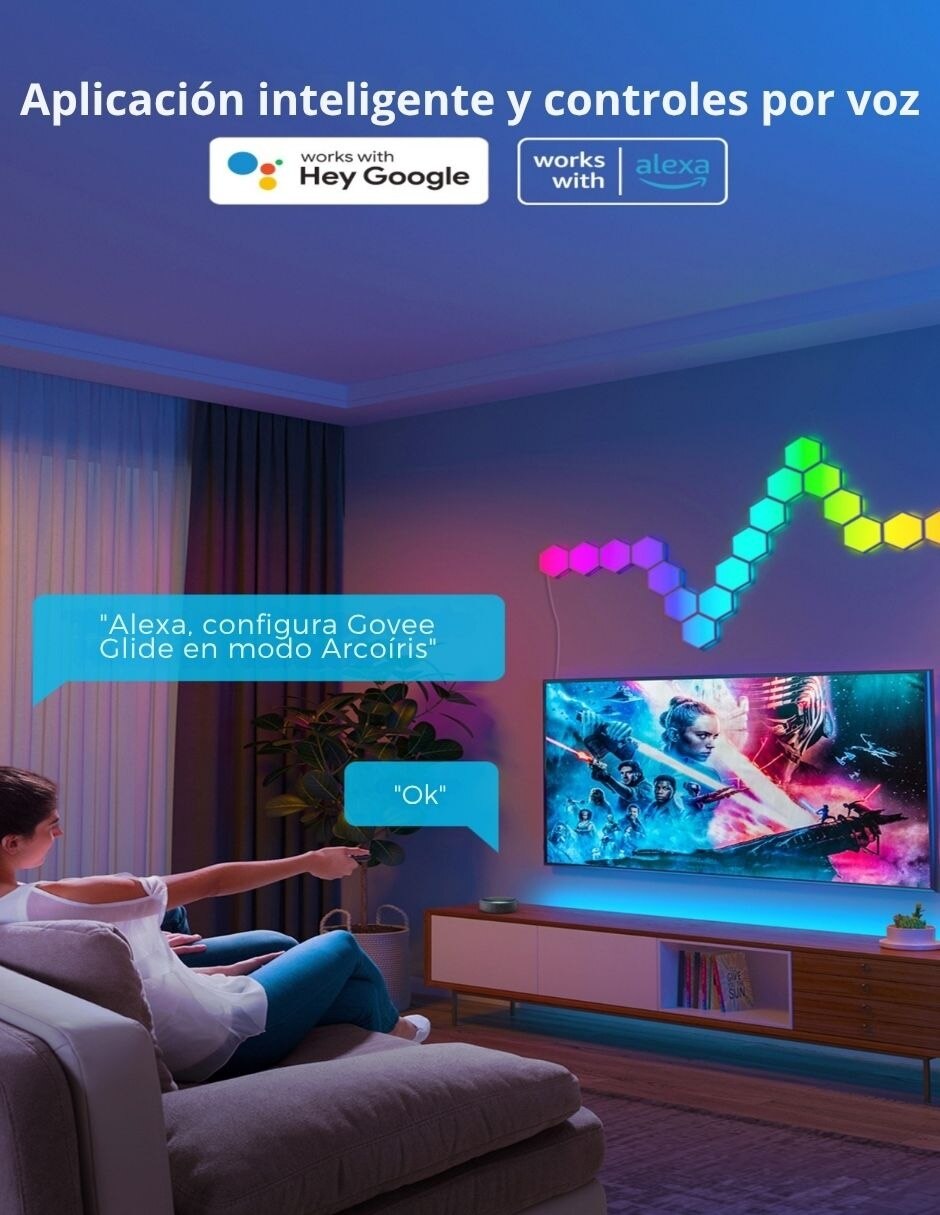 Set de paneles LED smart 10 Glide 6