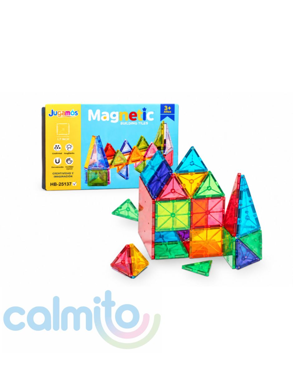 Juguete interactivo Calmito bloques magnéticos para construcción 6