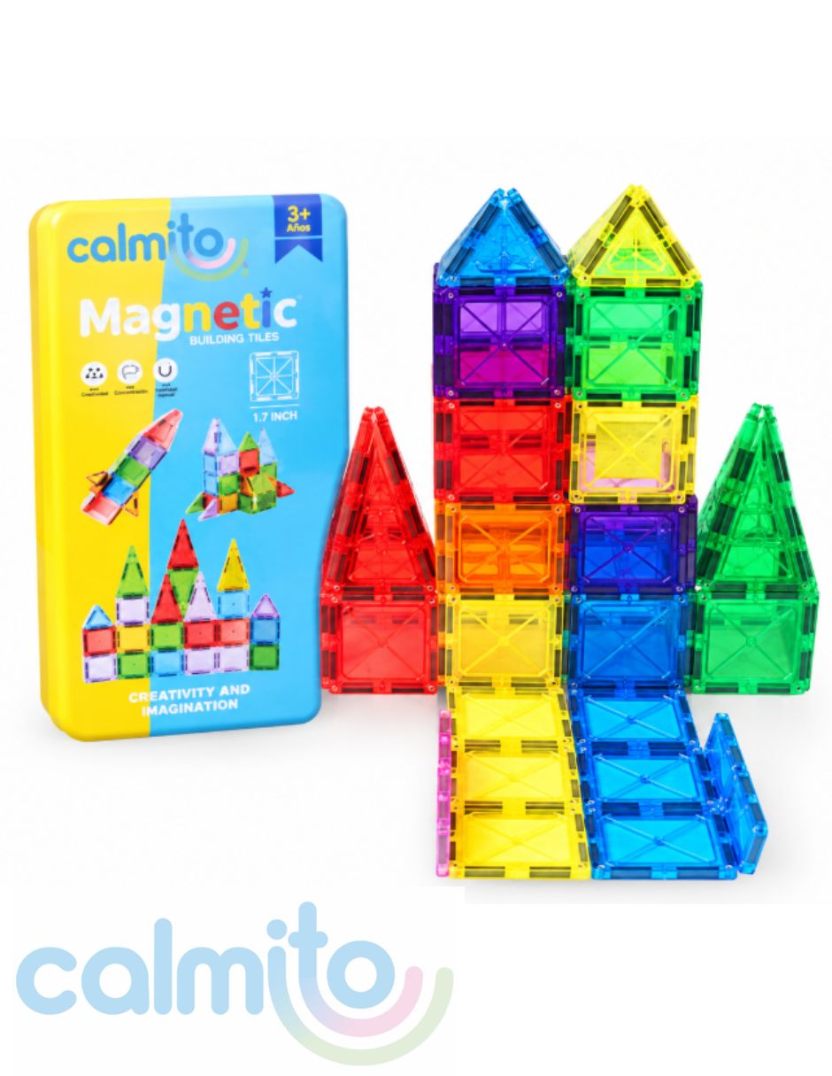 Juguete interactivo Calmito bloques magnéticos travel version para construcción 3