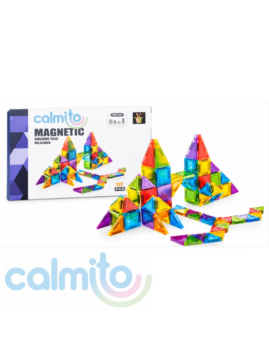 Juguete interactivo calmito bloques magnéticos de construcción 6