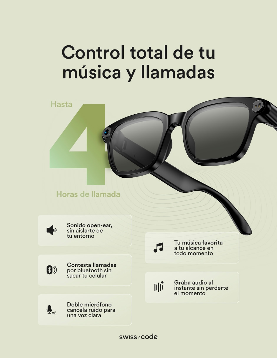 Lentes Inteligentes AI Adapt 5