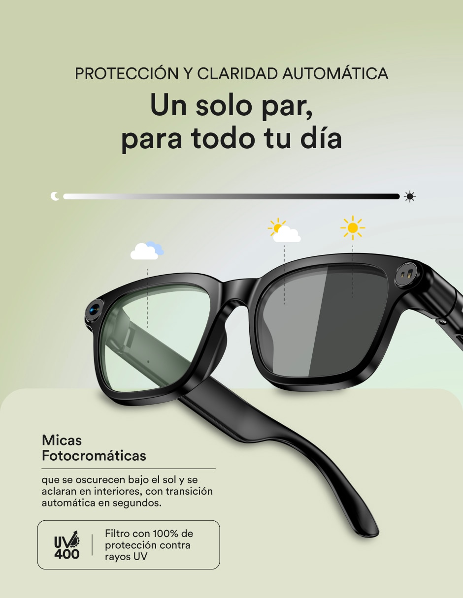 Lentes Inteligentes AI Adapt 9