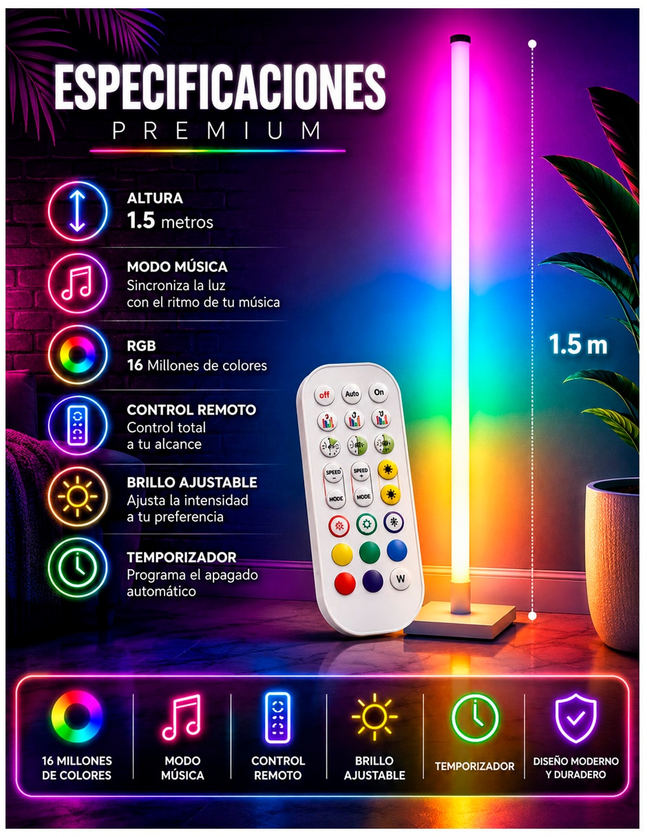 Barra de luz led 5