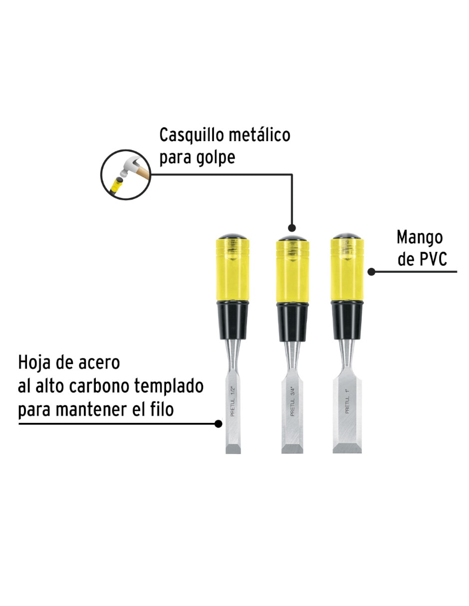 Multiherramienta plegable formones para carpintería
