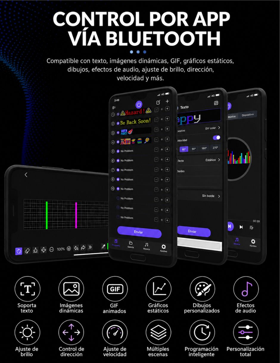 Set de paneles led smart 3 3