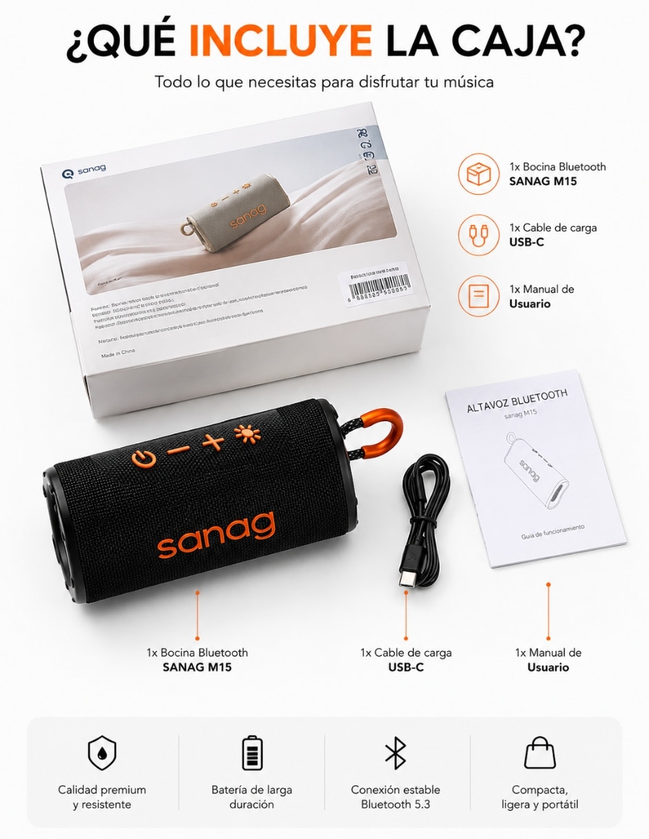 Kit Smartwatch R6 Pro con audífonos EG22 y bocina sanag M15 Gps integrado