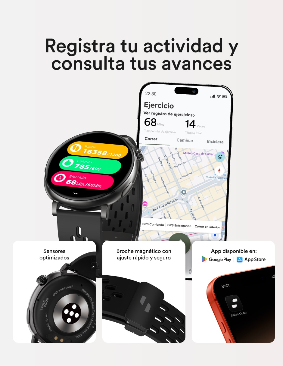 Smartwatch Vorsen + Pump 4