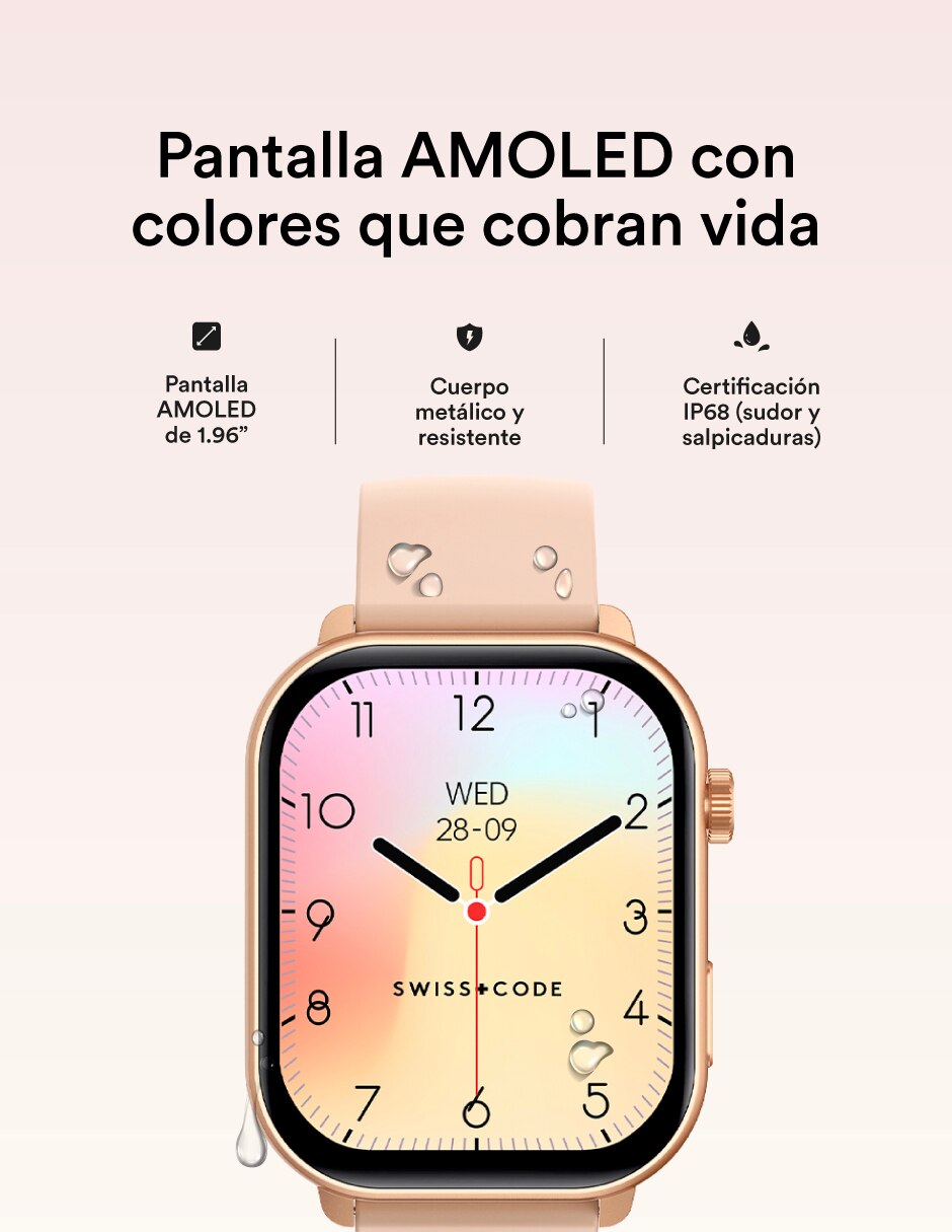 Smartwatch Square Pro AMOLED + Spark 6