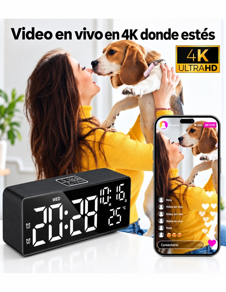 Cámara espia de 10 megapíxeles