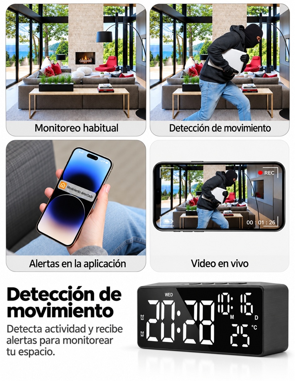 Cámara espia de 10 megapíxeles 8