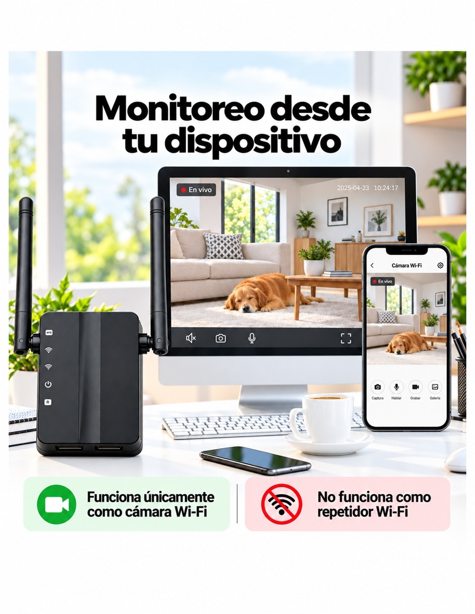 Cámara espia de 10 megapíxeles