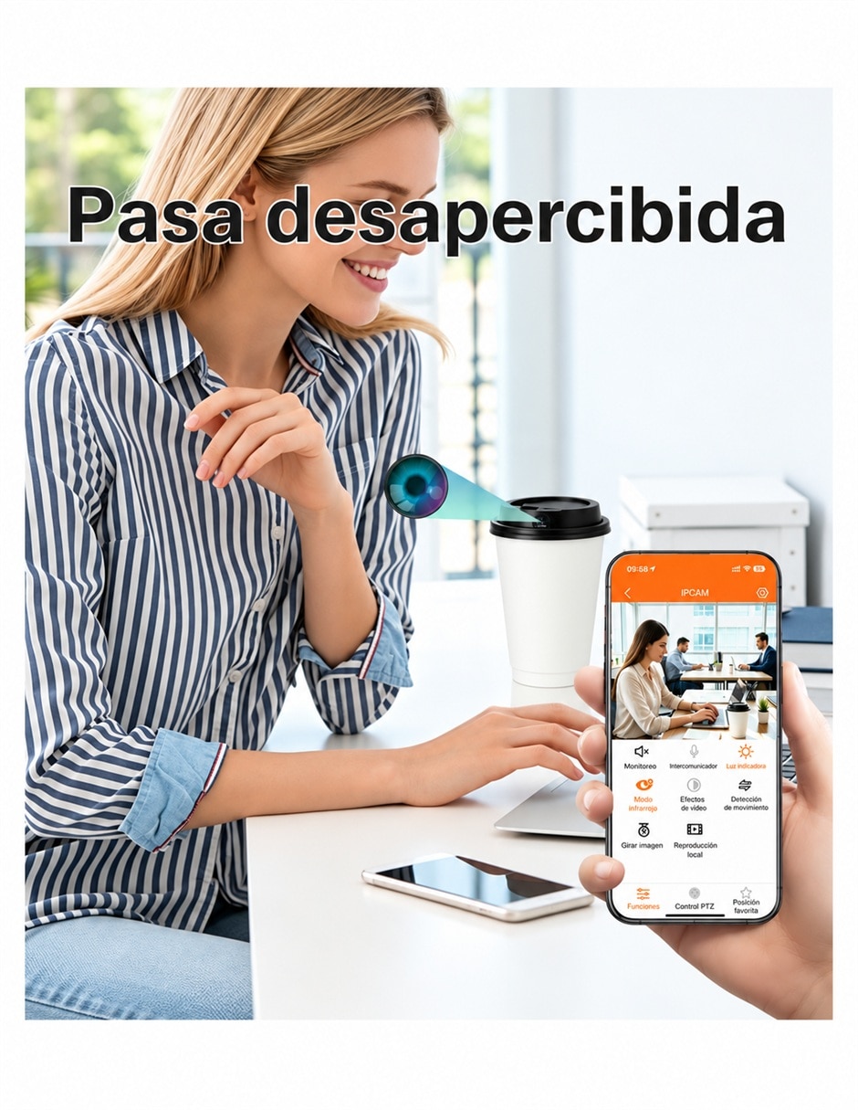 Cámara espia de 10 megapíxeles